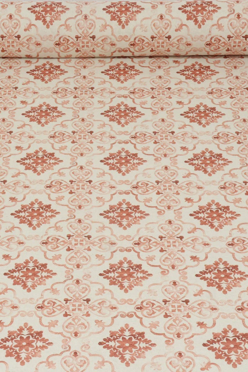 Clearance Tangier Coral Fabric - Image 2