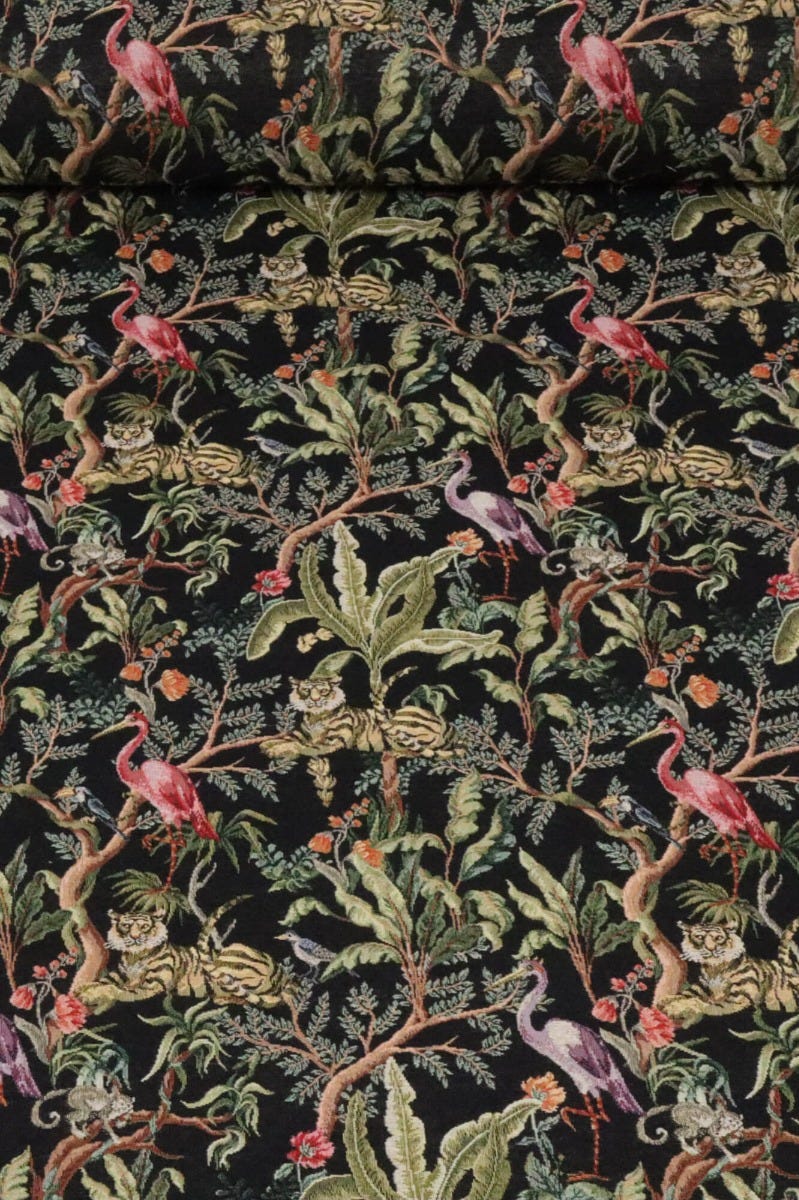 The Congo Black / Multi Tapestry Fabric - Image 2