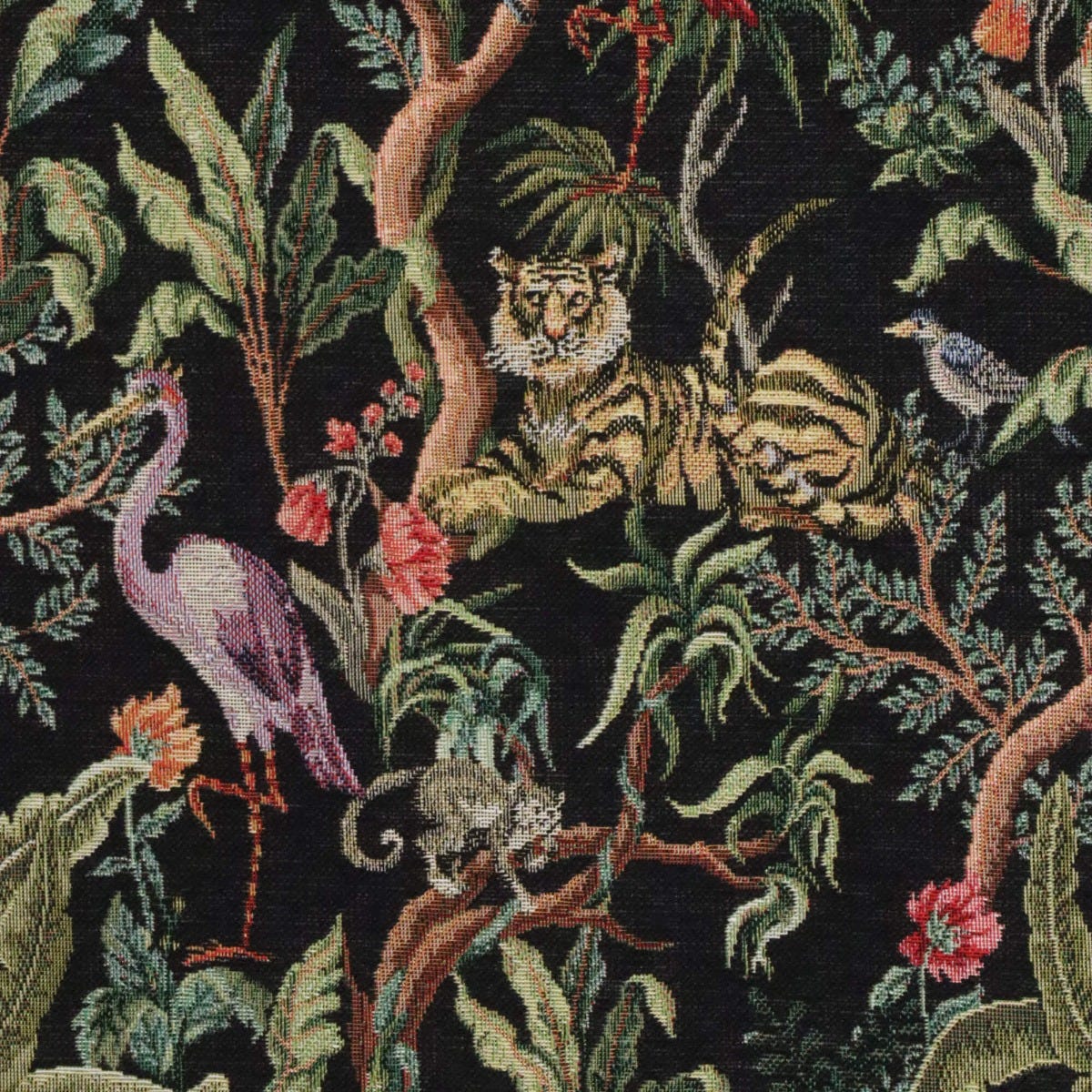 The Congo Black / Multi Tapestry Fabric - Image 7