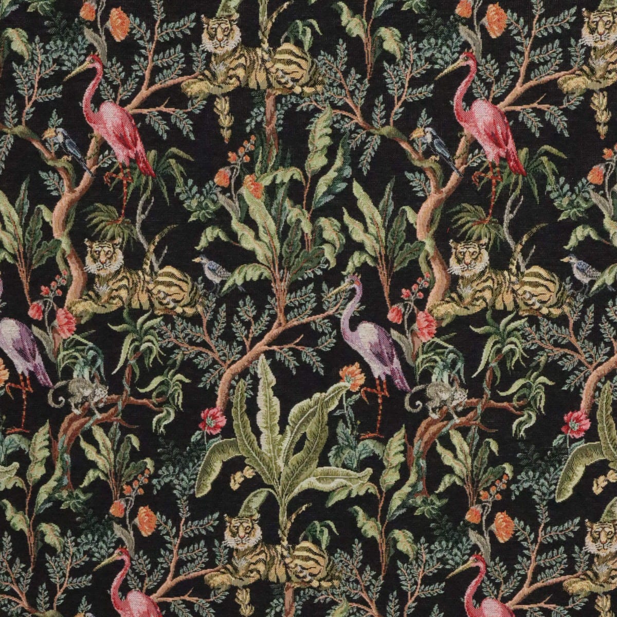 The Congo Black / Multi Tapestry Fabric - Image 8