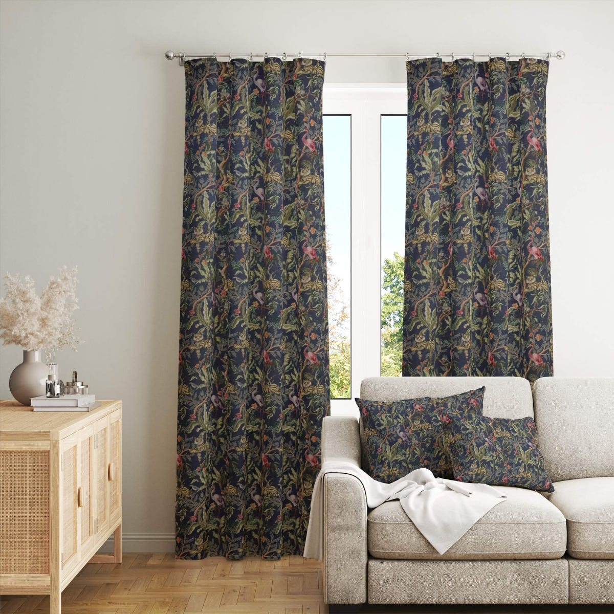 The Congo Blue / Multi Tapestry Fabric - Image 7
