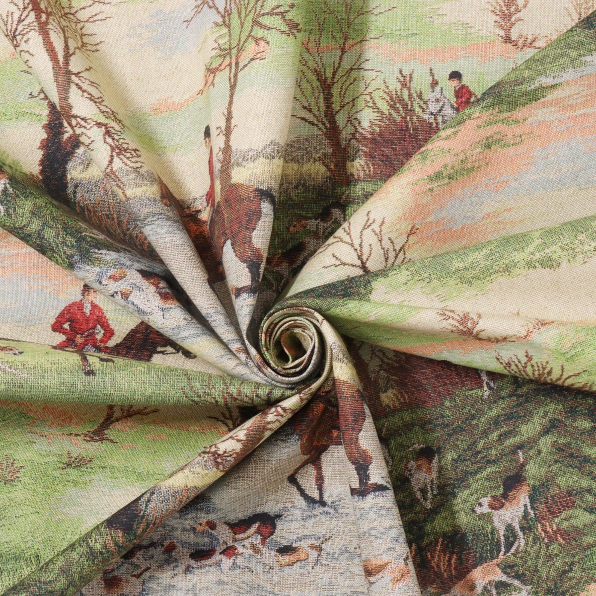 The Hunt Scene 140cm Fabric - Image 3