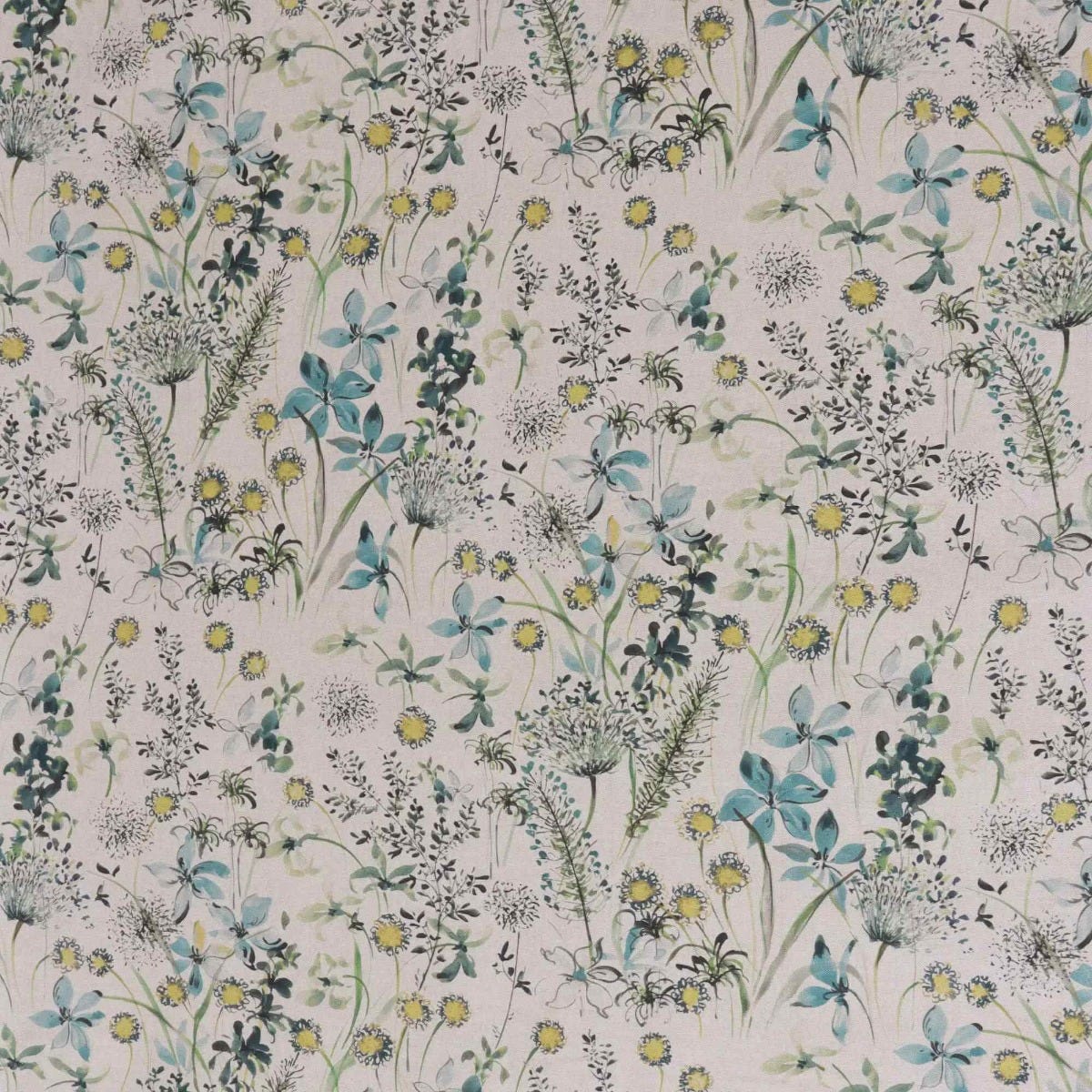 The Meadow in Teal Fabric - Image 6