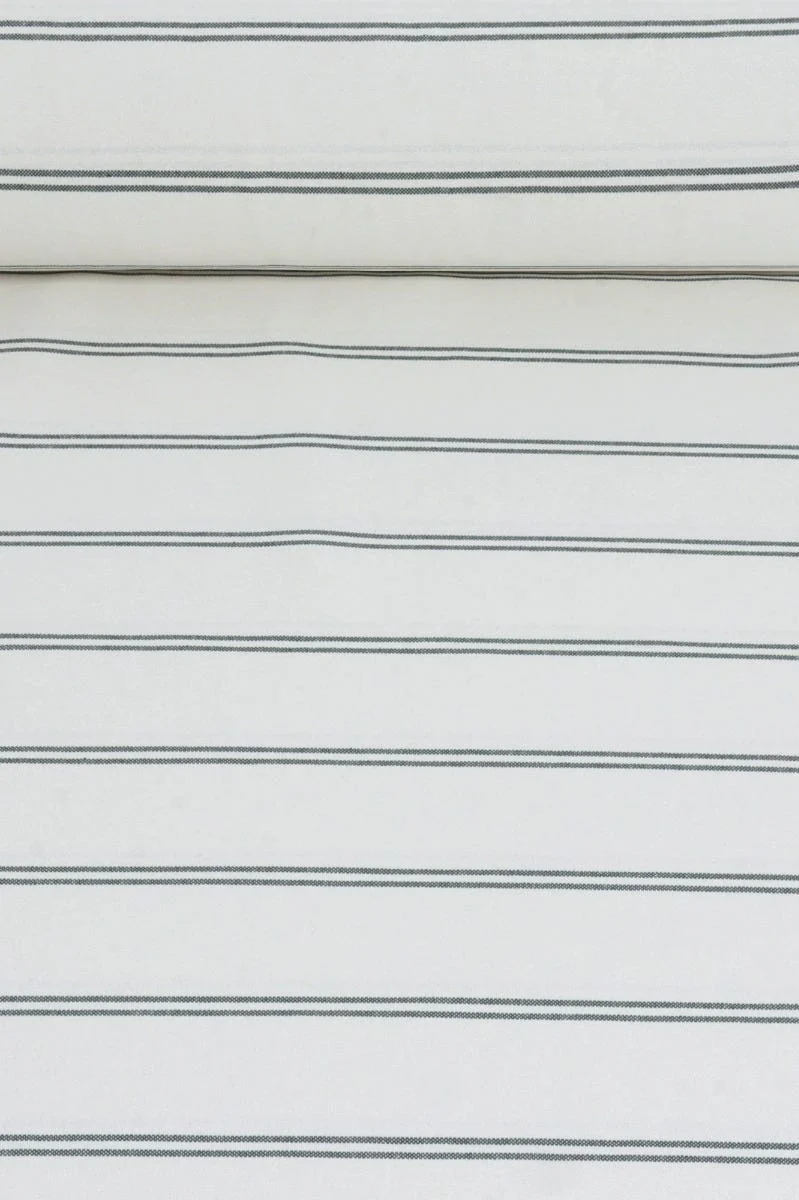 Toulouse Stripe Green Double Width Fabric - Image 2