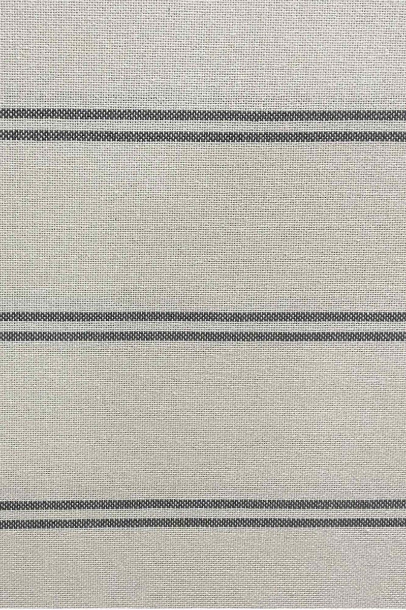 Toulouse Stripe Grey Double Width Fabric