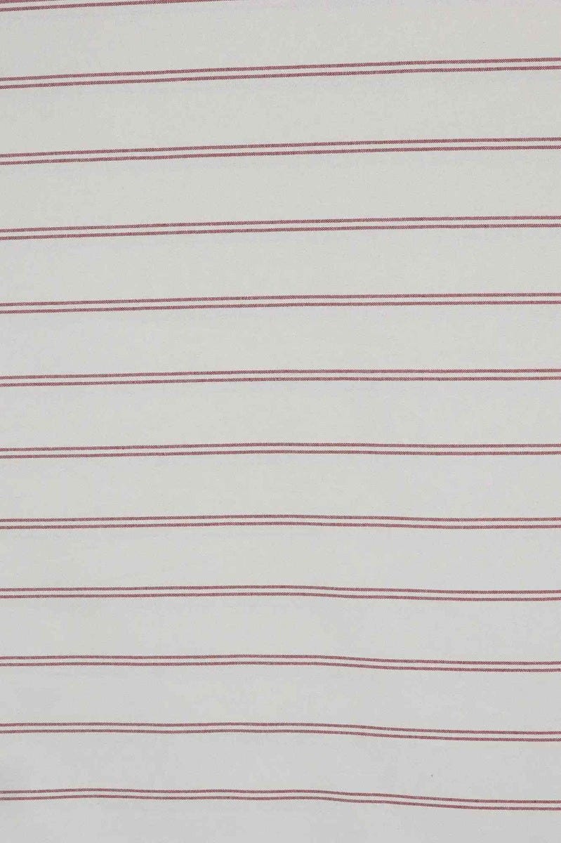 Toulouse Stripe Red Double Width Fabric