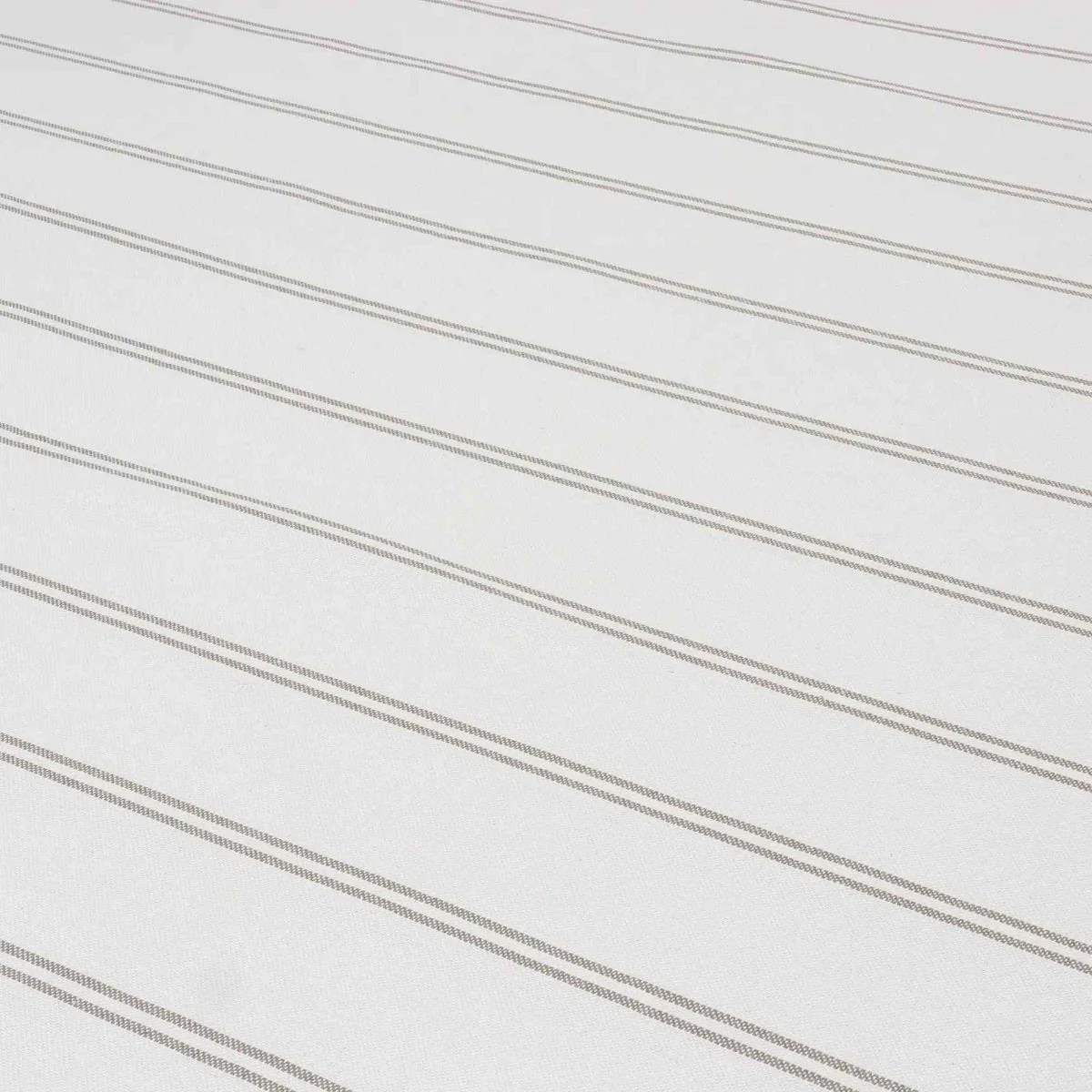 Toulouse Stripe Taupe Double Width Fabric - Image 3