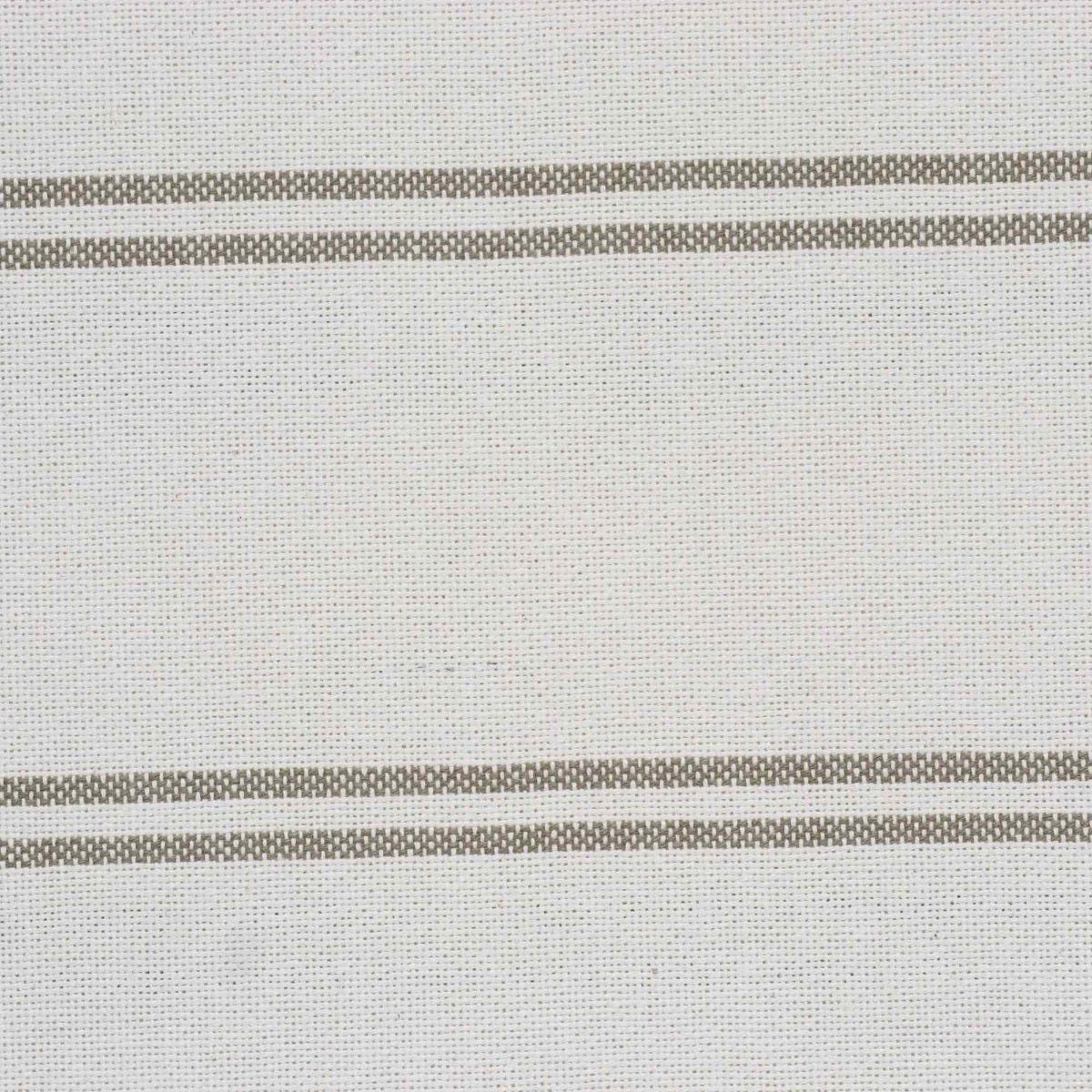 Toulouse Stripe Taupe Double Width Fabric - Image 4