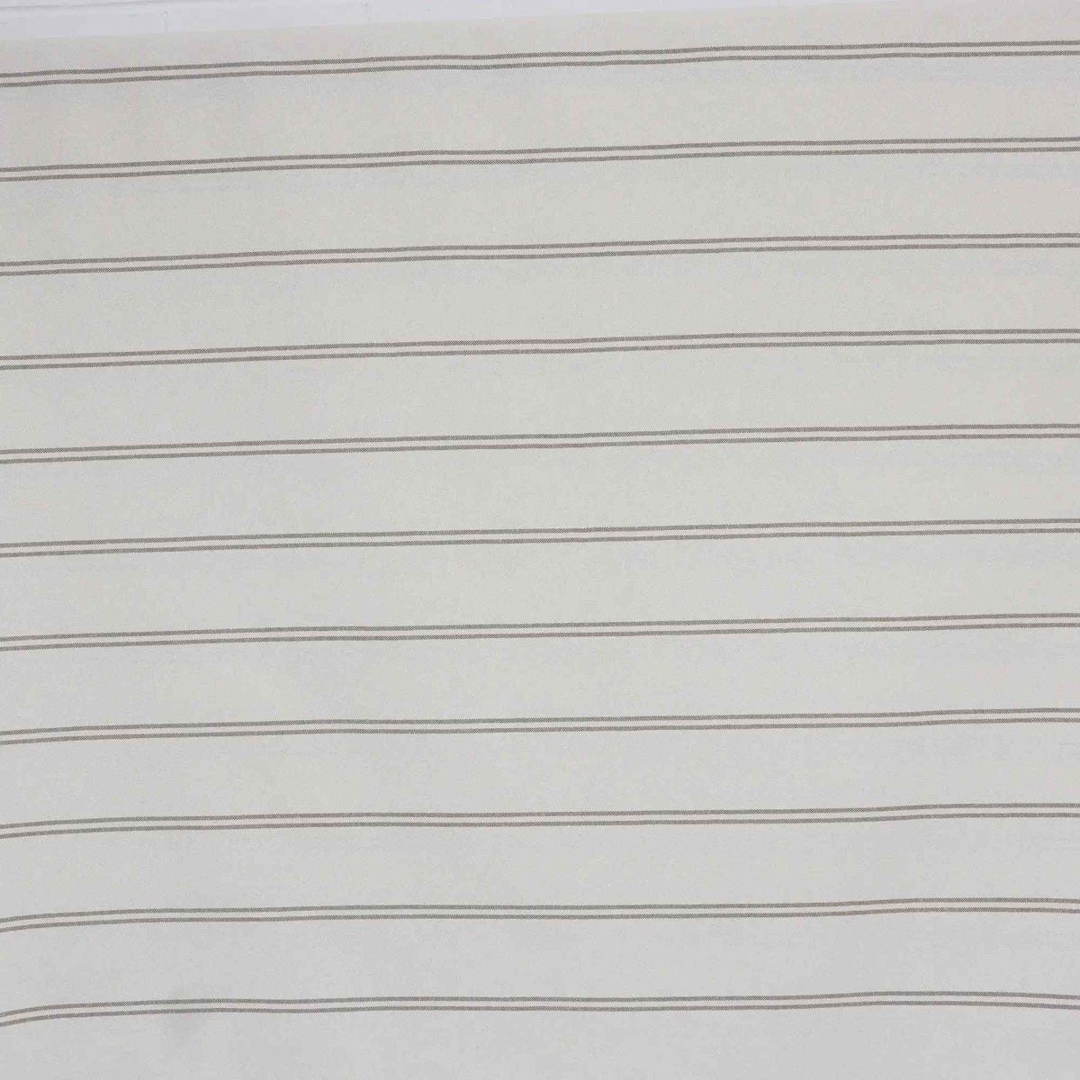 Toulouse Stripe Taupe Double Width Fabric - Image 6