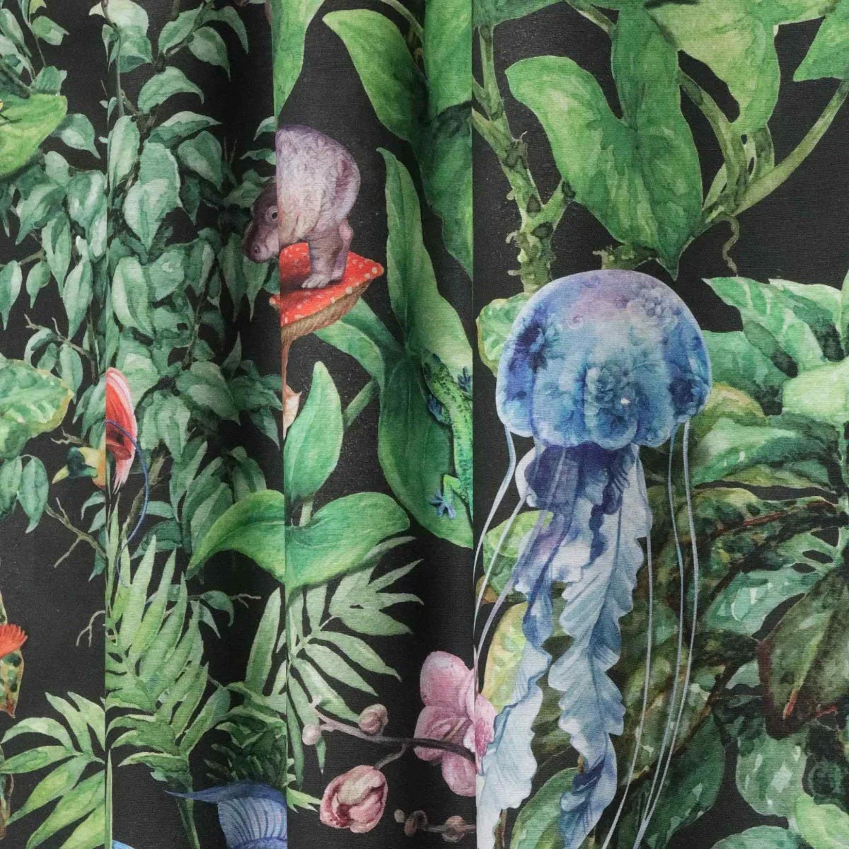 Tropical Monkey Outdoor Fabric - Image 6