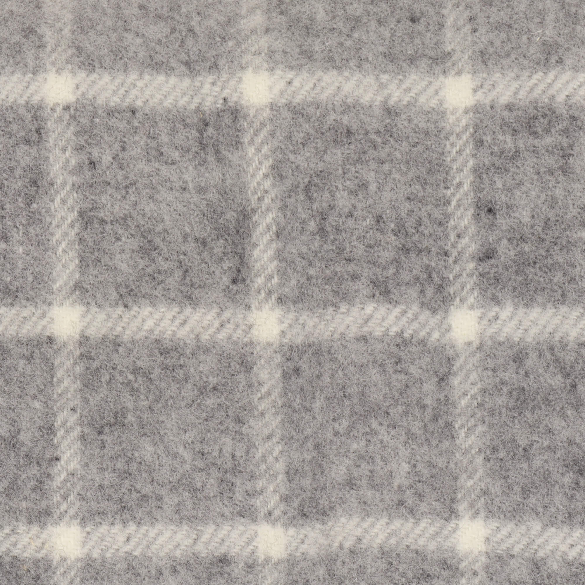 Tweedmill Chequered Grey Throw - Image 2