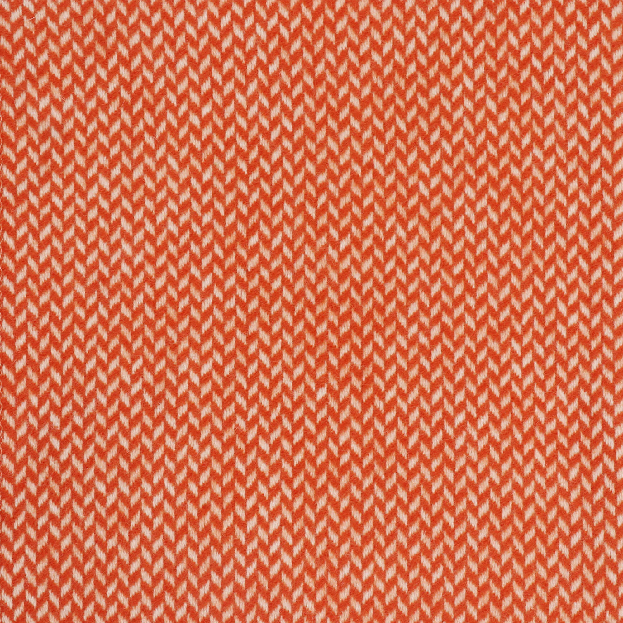 Tweedmill Geometric Wool Throw Burnt Orange - Image 2