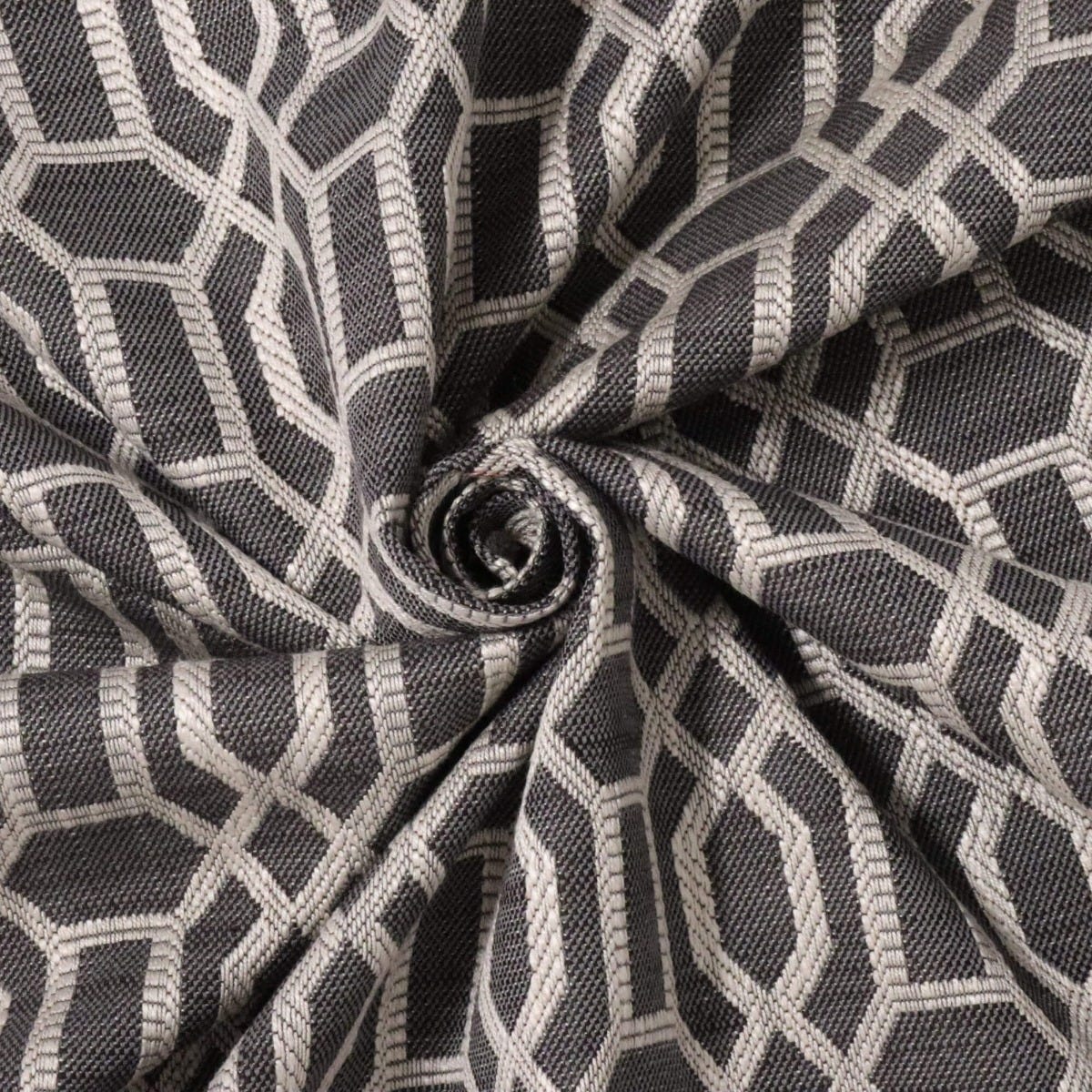 Utopia Trellis Umber Upholstery Fabric - Image 4