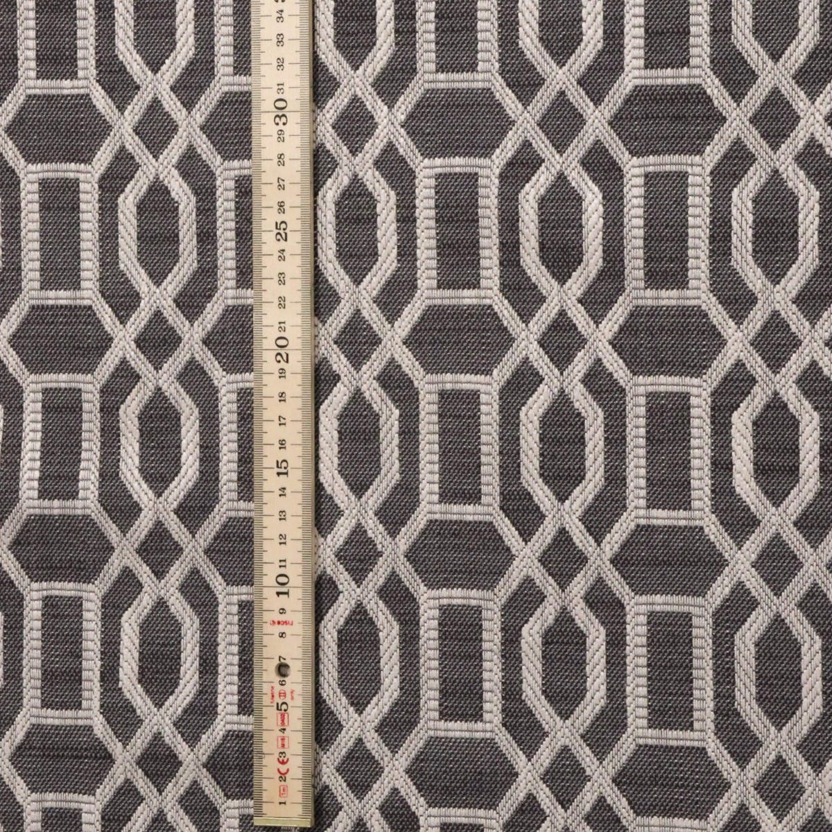 Utopia Trellis Umber Upholstery Fabric - Image 6