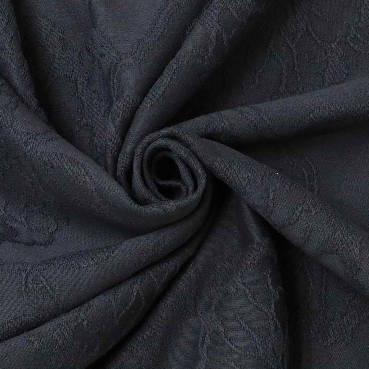 Clearance Villa Nova Antibes Washable Black Cotton Fabric - Image 3