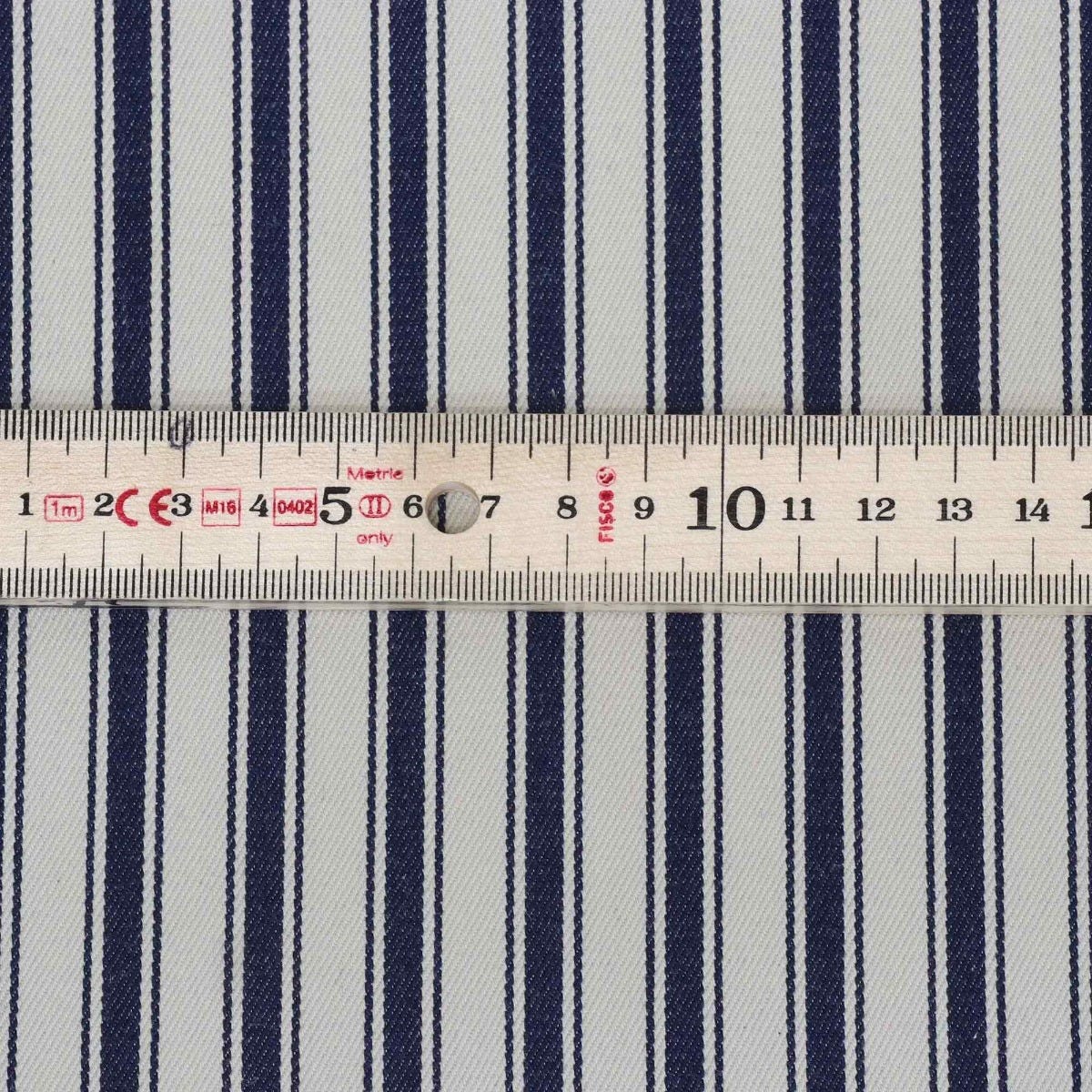 Vintage Deck Stripe Navy 100% Cotton Fabric - Image 4