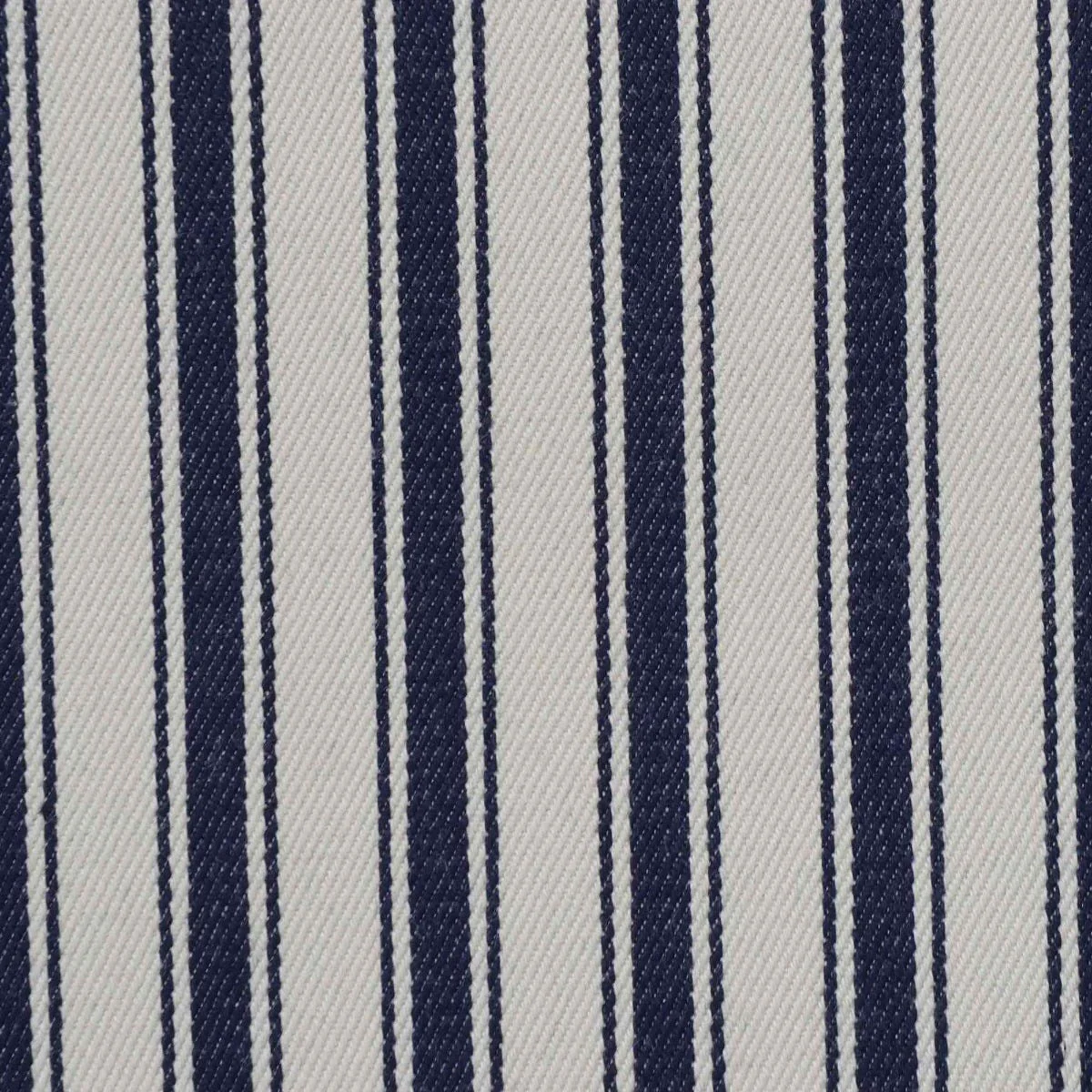 Vintage Deck Stripe Navy 100% Cotton Fabric - Image 5