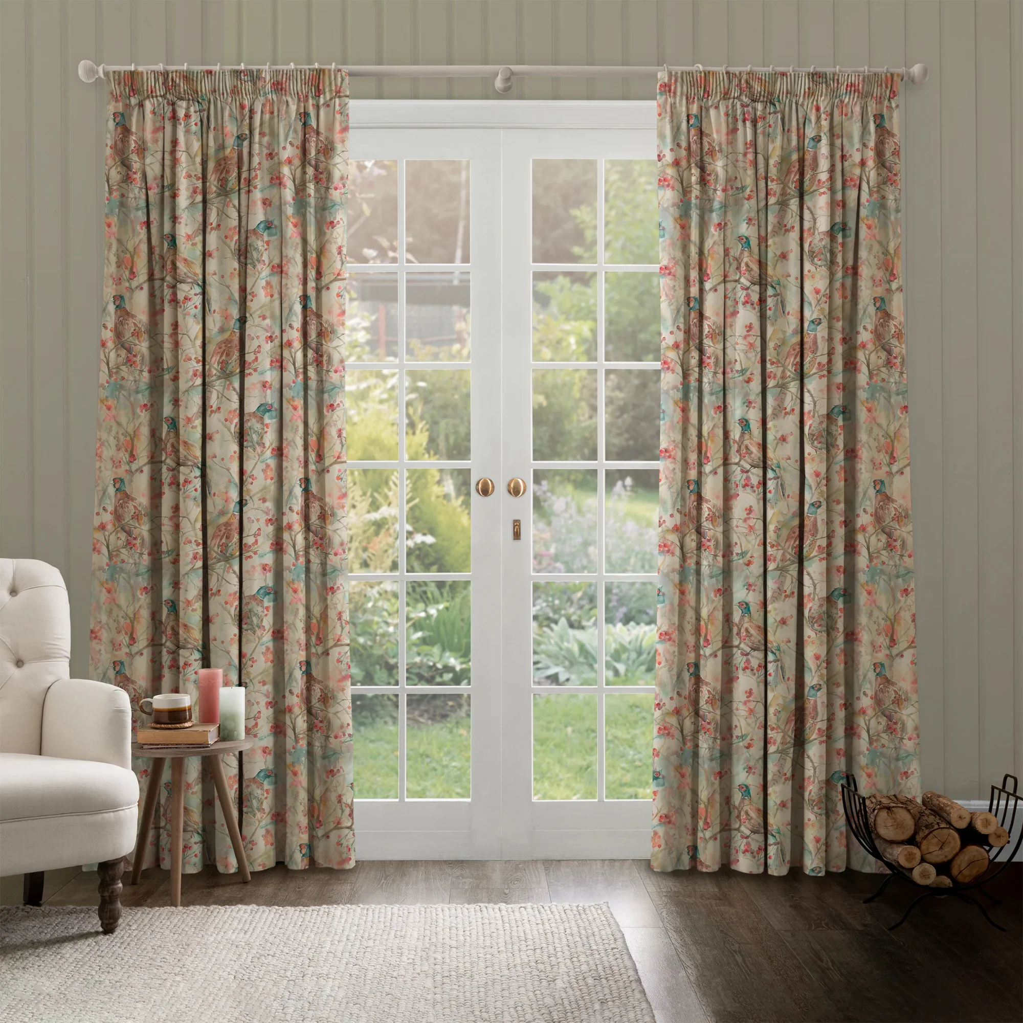 Voyage Blackberry Row Linen Fabric - Image 4
