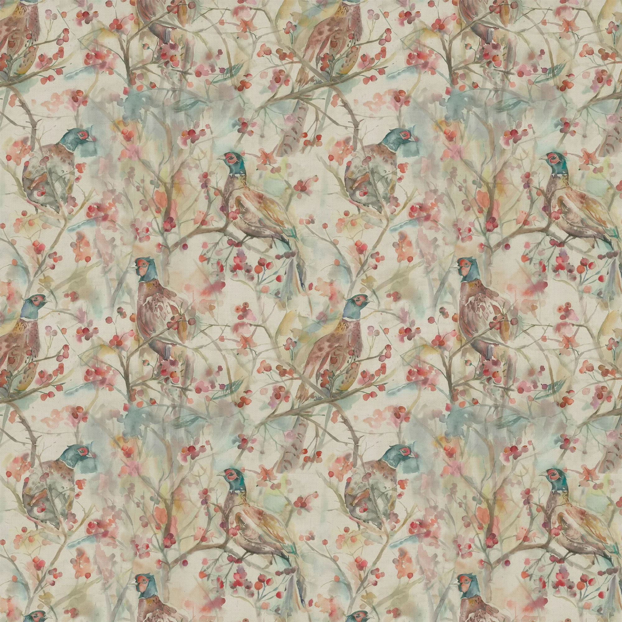 Voyage Blackberry Row Linen Fabric - Image 5