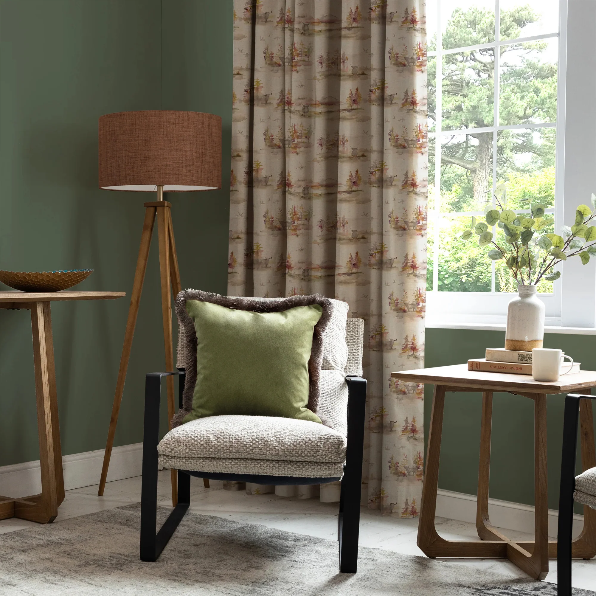 Voyage Caledonian Forest Plum Fabric - Image 3
