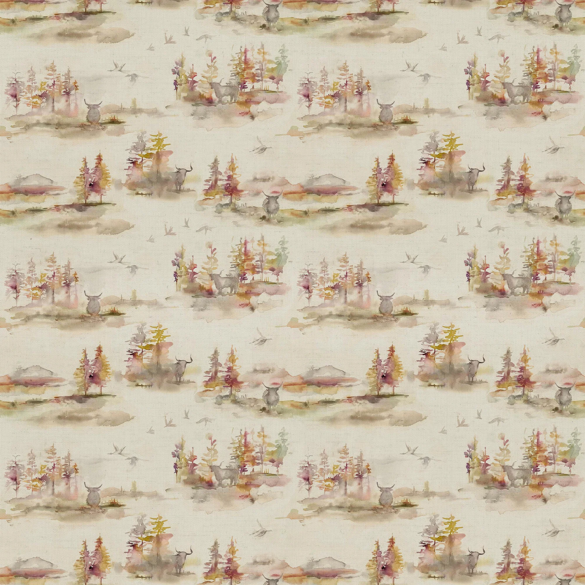 Voyage Caledonian Forest Plum Fabric - Image 4