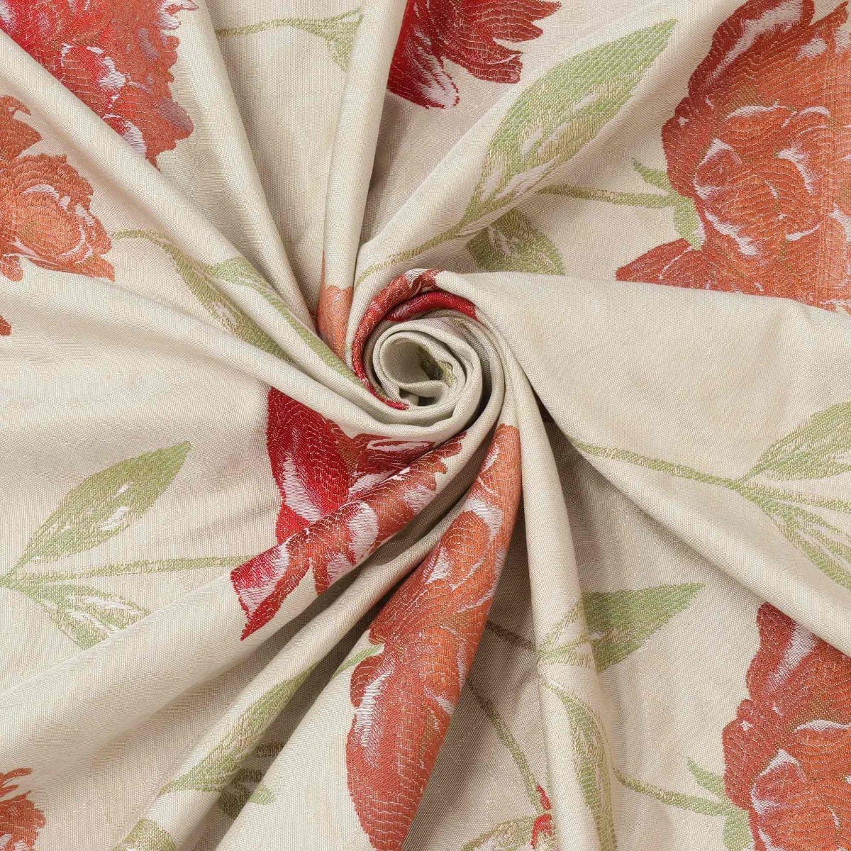 Clearance Voyage Decoration Peploe Terracotta Fabric - Image 3