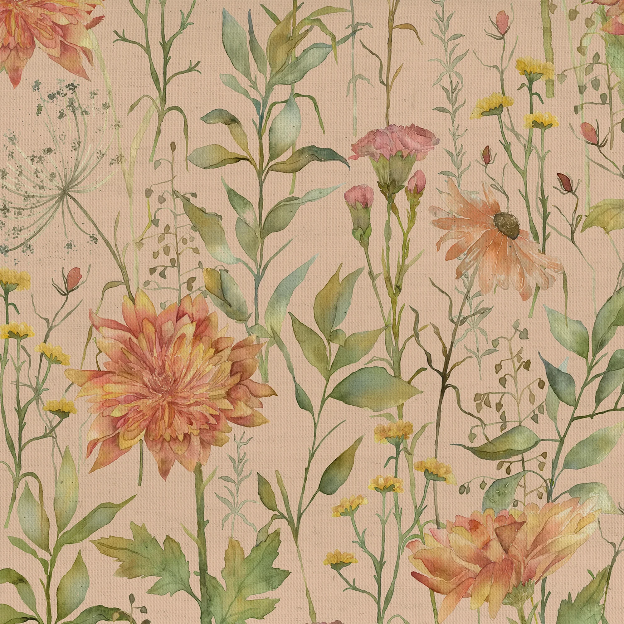 Voyage Delamere Apricot Fabric - Image 4