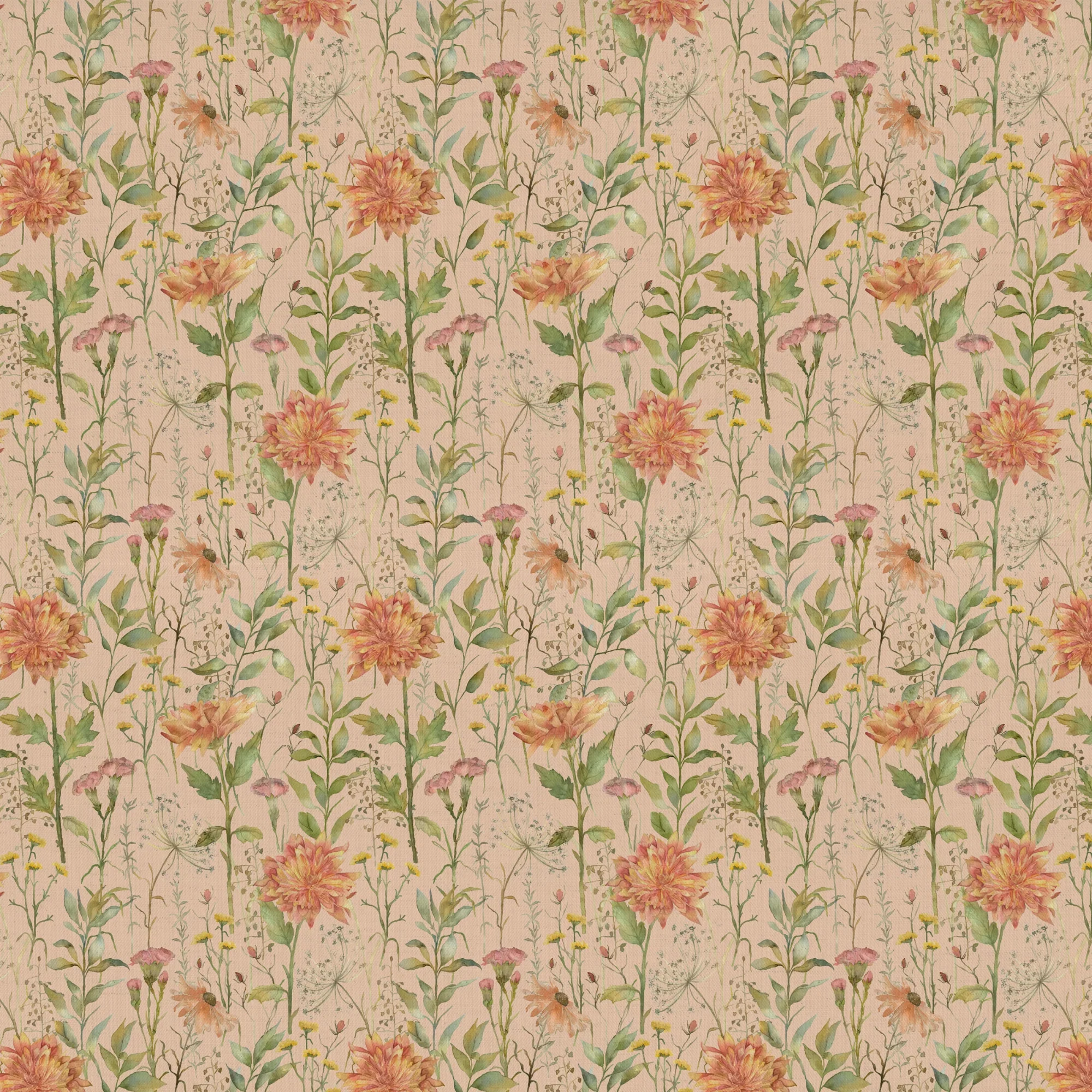 Voyage Delamere Apricot Fabric - Image 5