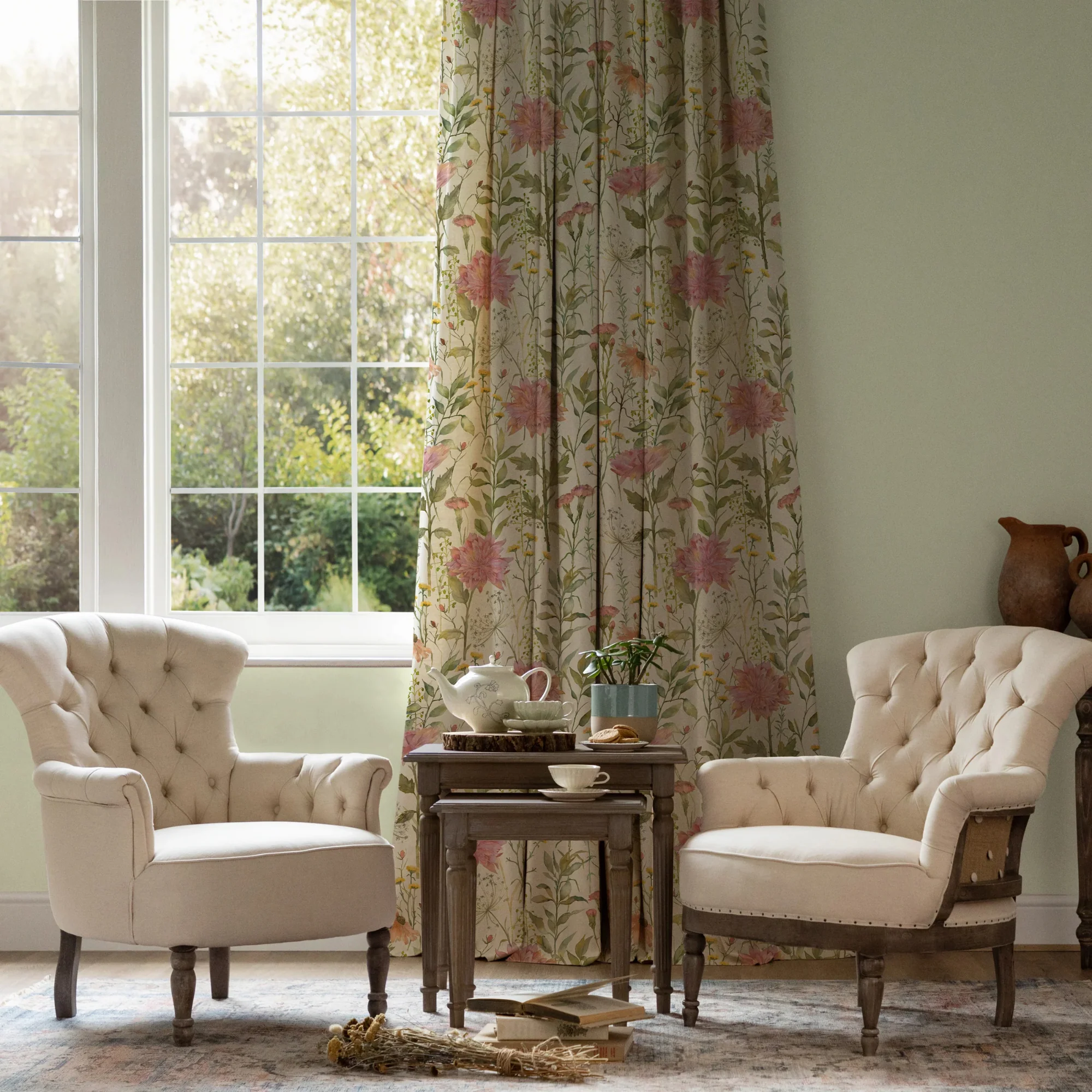 Voyage Delamere Blossom Fabric - Image 2