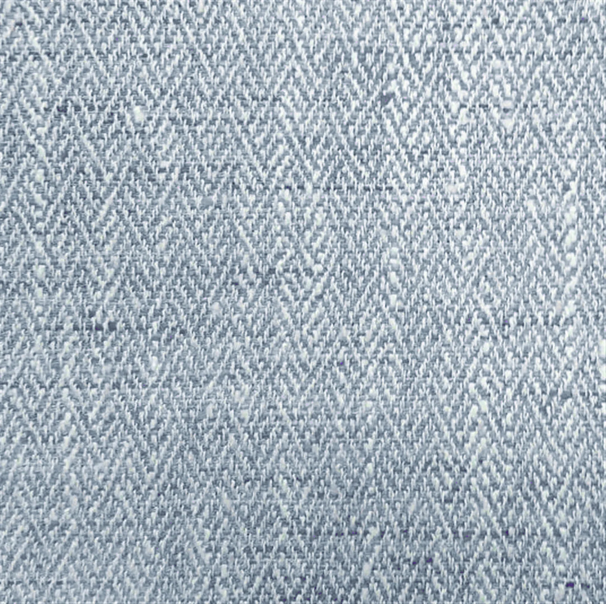Voyage Jedburgh Herringbone Bluebell Fabric - Image 4