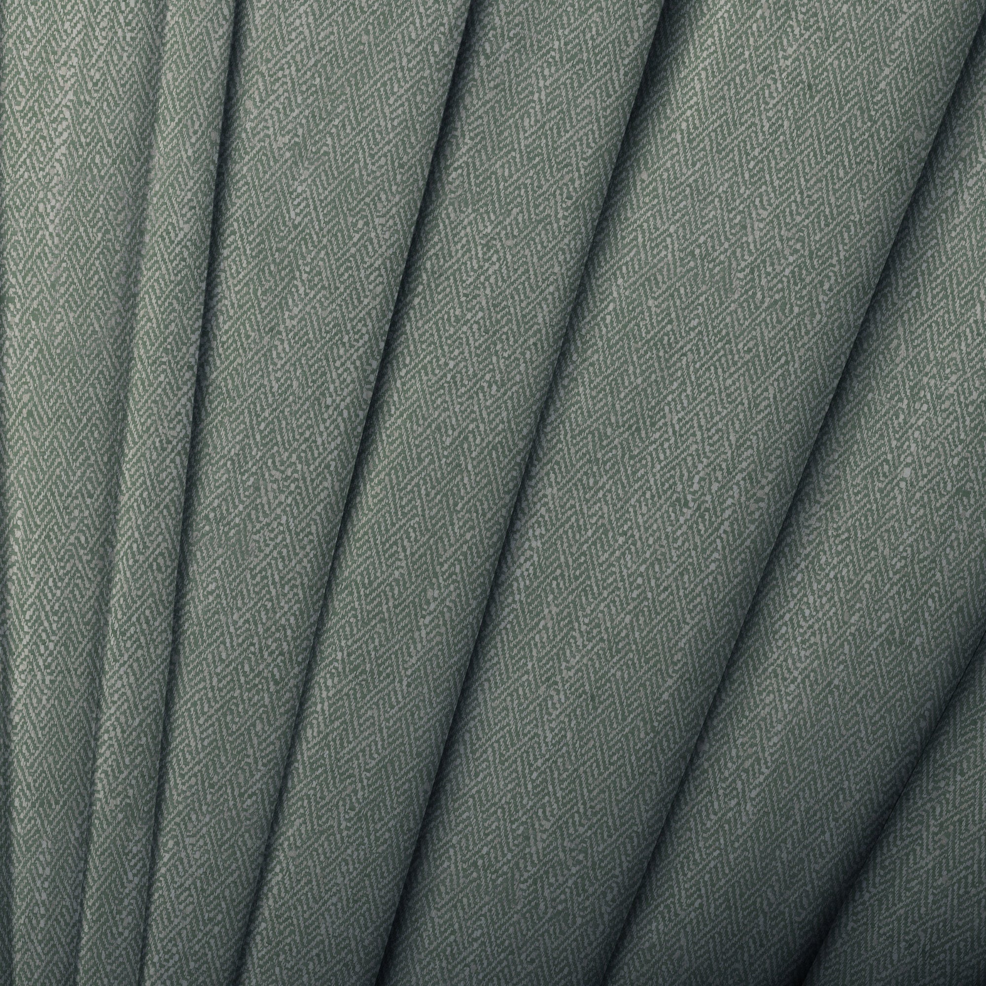 Voyage Jedburgh Herringbone Teal Fabric - Image 3