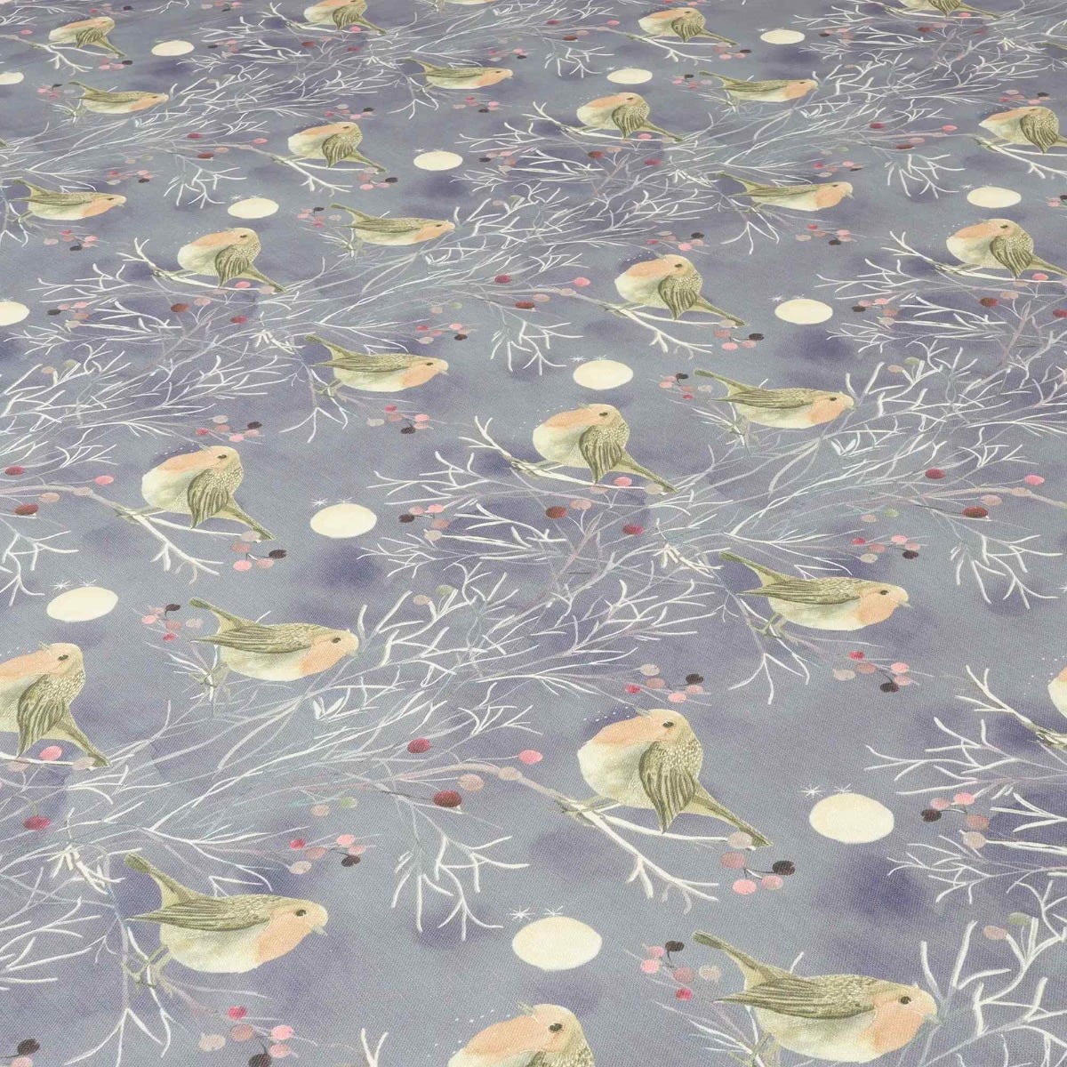 Voyage Maison Festive Robin Dusk Fabric - Image 4