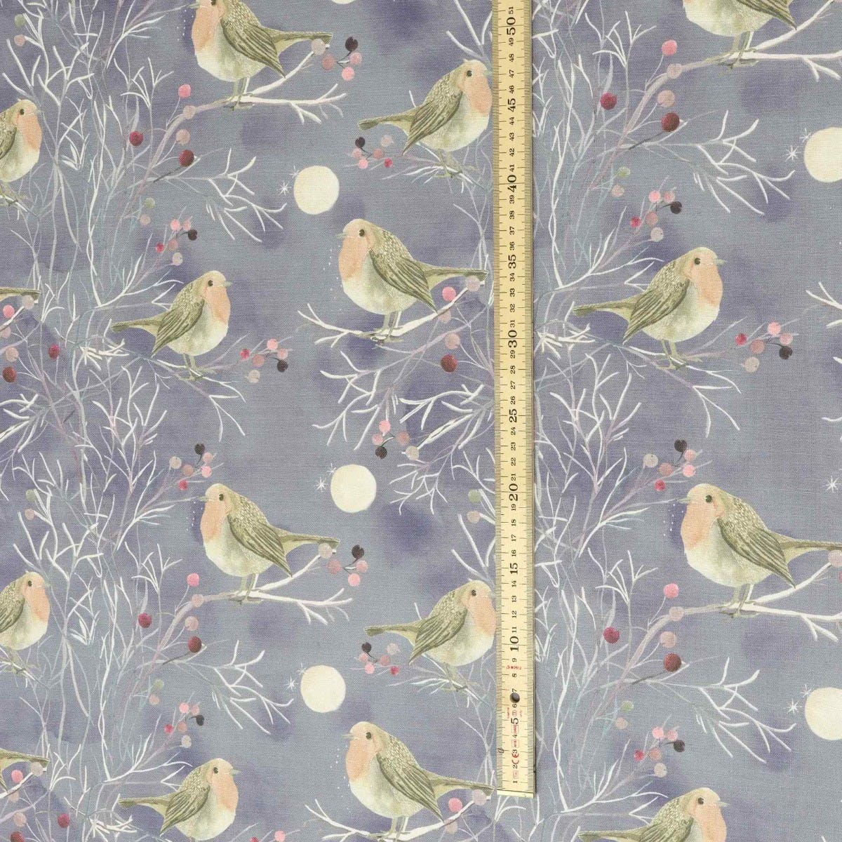 Voyage Maison Festive Robin Dusk Fabric - Image 5
