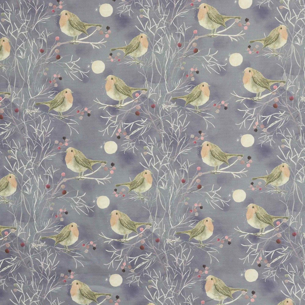 Voyage Maison Festive Robin Dusk Fabric - Image 7