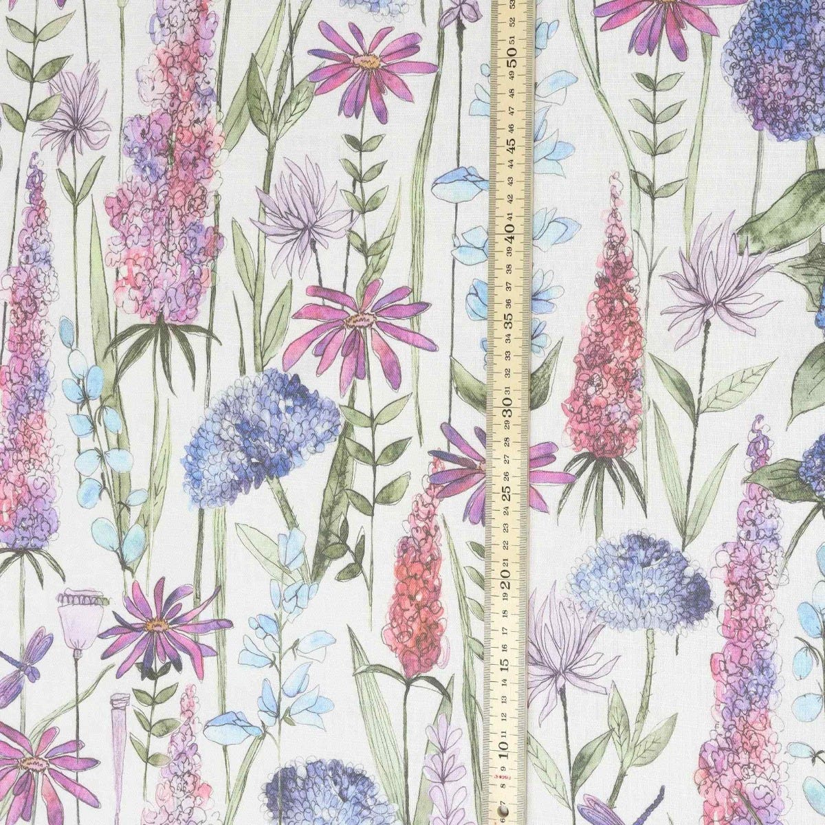 Voyage Maison Florabunda Bluebell Ecru Fabric - Image 5