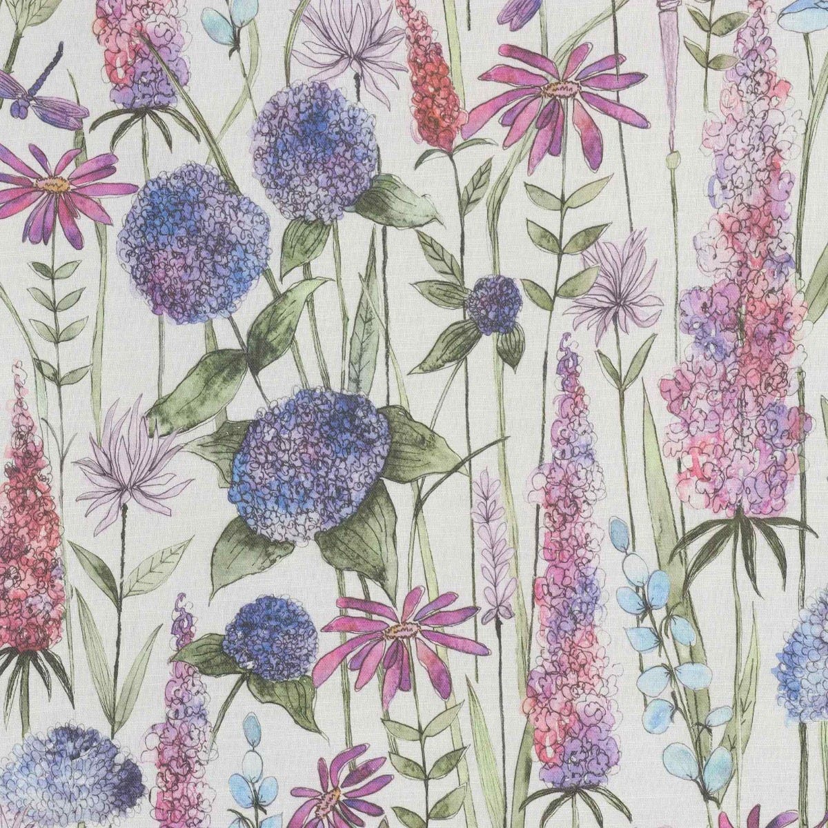 Voyage Maison Florabunda Bluebell Ecru Fabric - Image 7