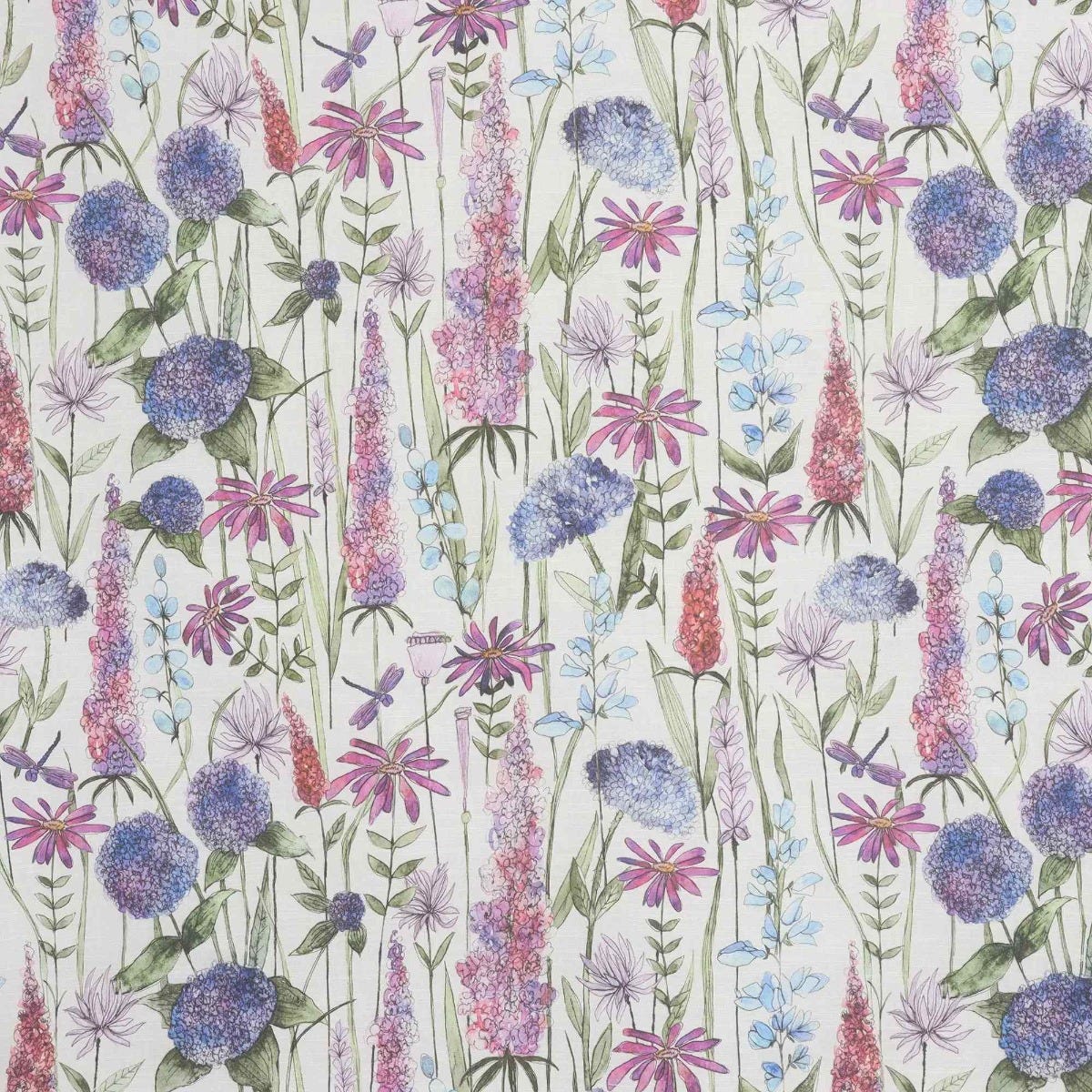 Voyage Maison Florabunda Bluebell Ecru Fabric - Image 8