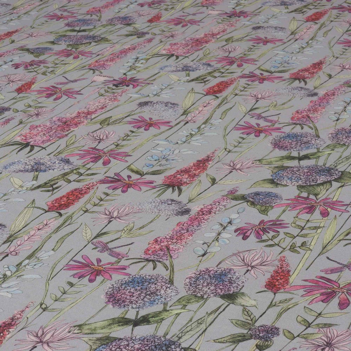 Voyage Maison Florabunda Bluebell Linen Fabric - Image 4