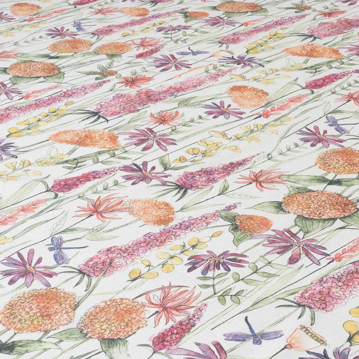 Voyage Maison Florabunda Russet Linen Fabric - Image 4