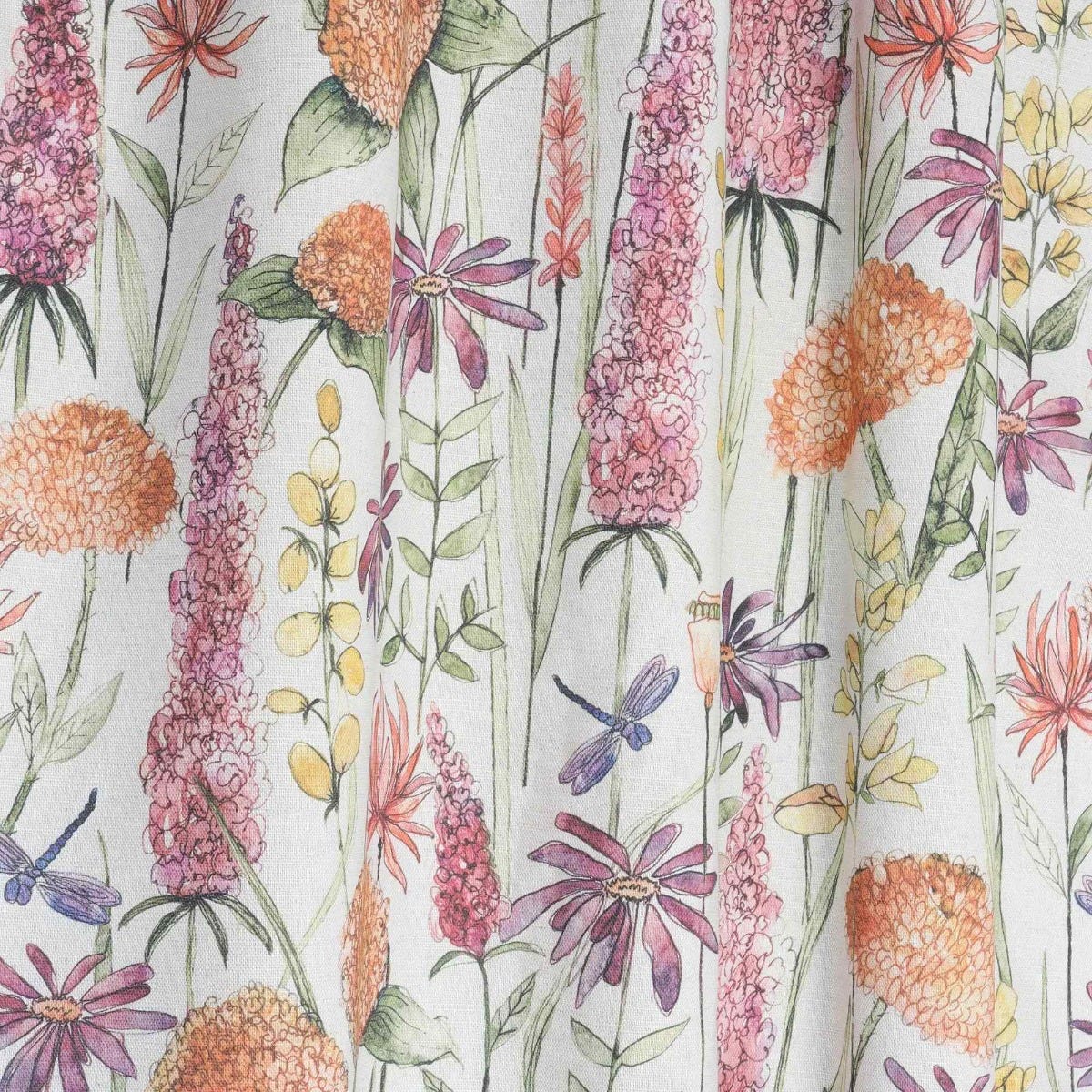 Voyage Maison Florabunda Russet Linen Fabric - Image 6
