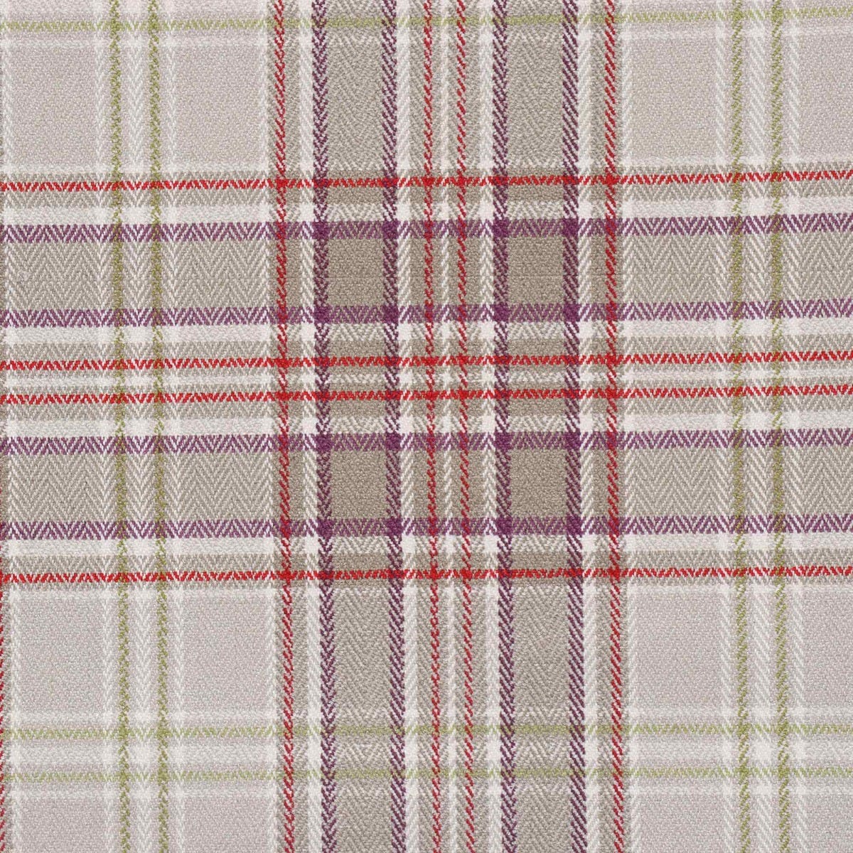 Voyage Maison Lythmore Plum Check Fabric - Image 6