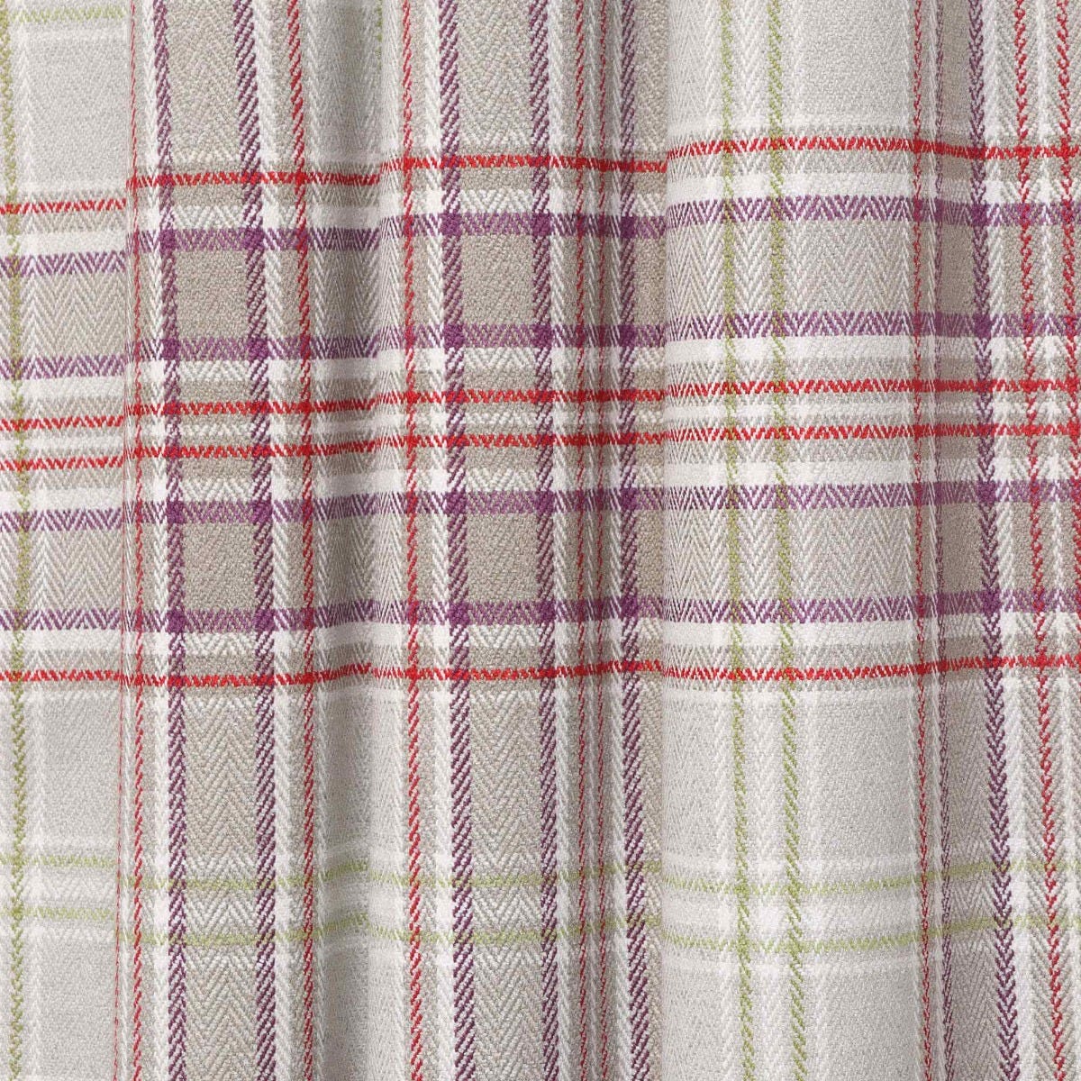 Voyage Maison Lythmore Plum Check Fabric - Image 7