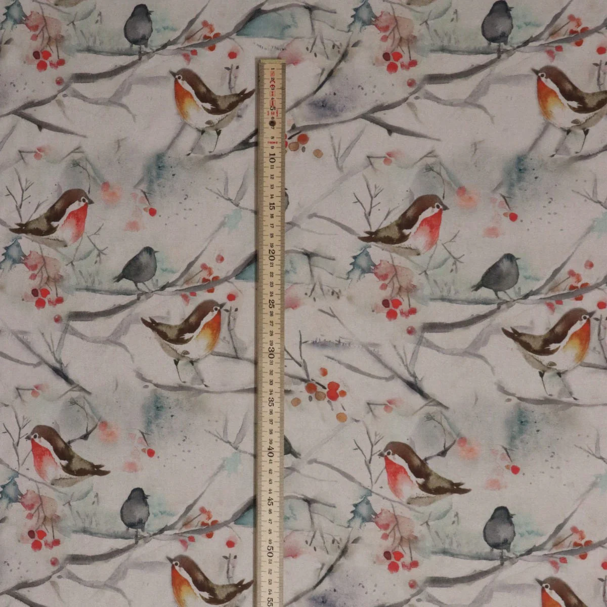 Voyage Maison Snowy Song Linen Fabric - Image 5