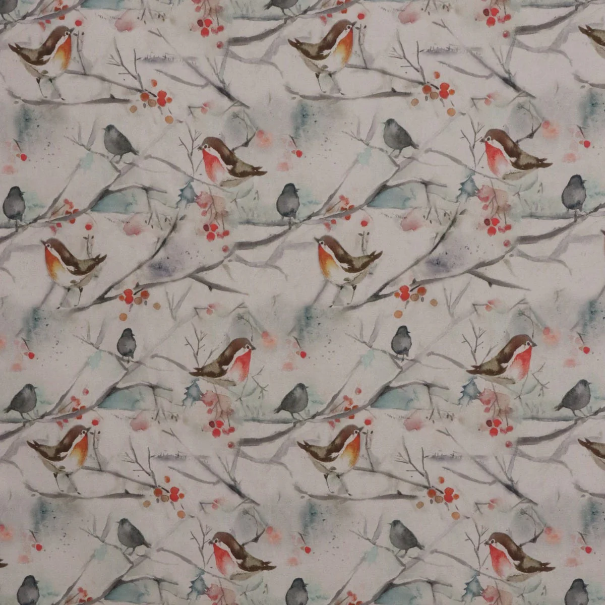 Voyage Maison Snowy Song Linen Fabric - Image 6