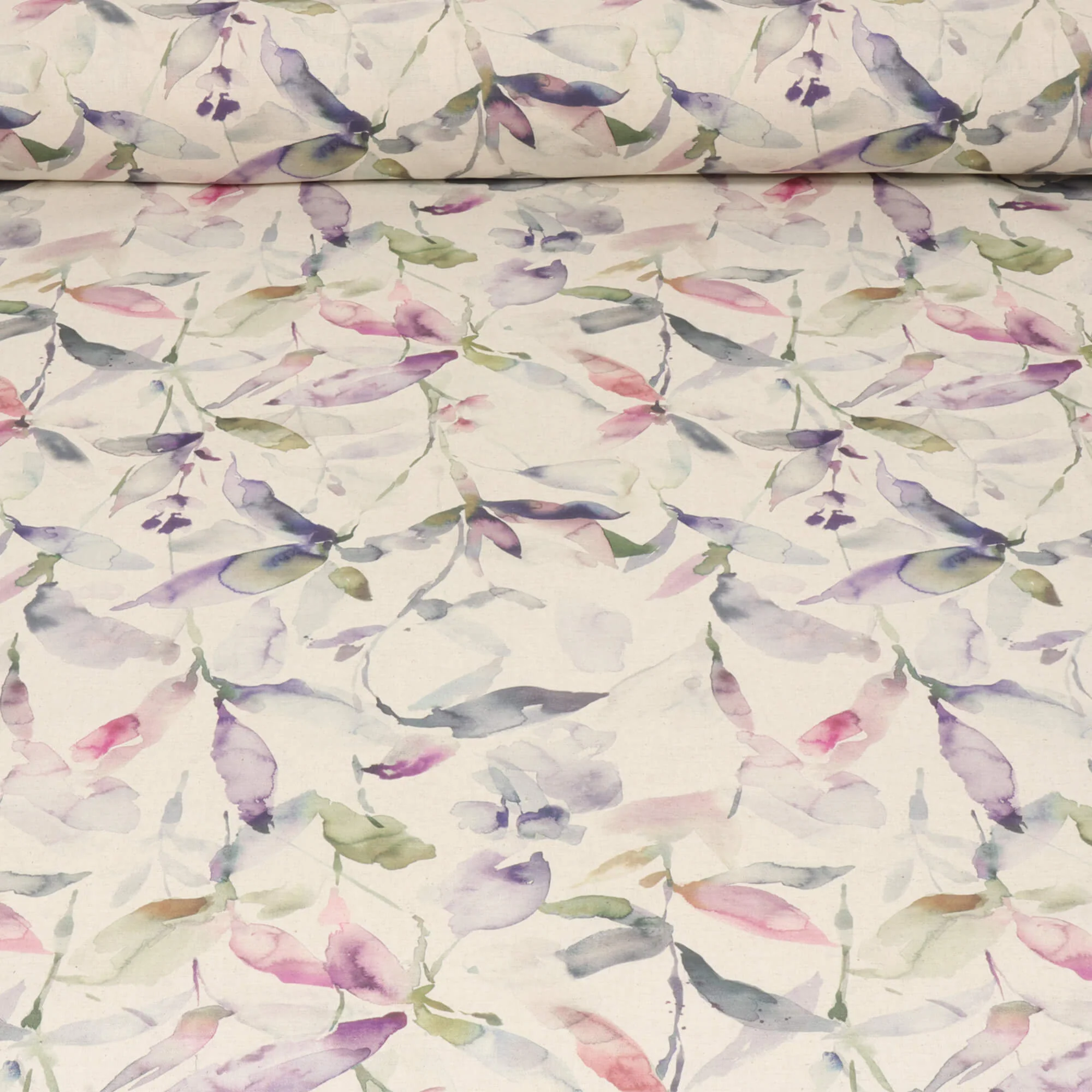 Voyage Naura Fig Natural Fabric - Image 2