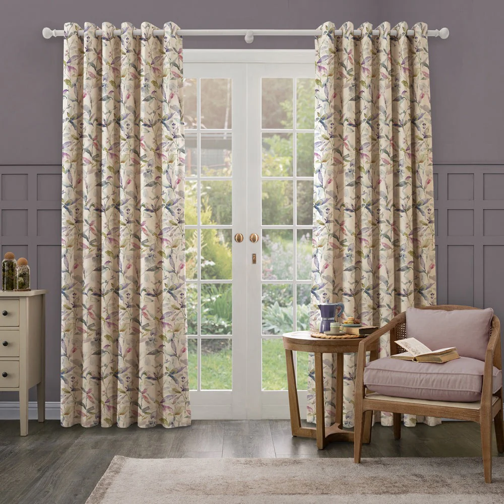 Voyage Naura Fig Natural Fabric - Image 8