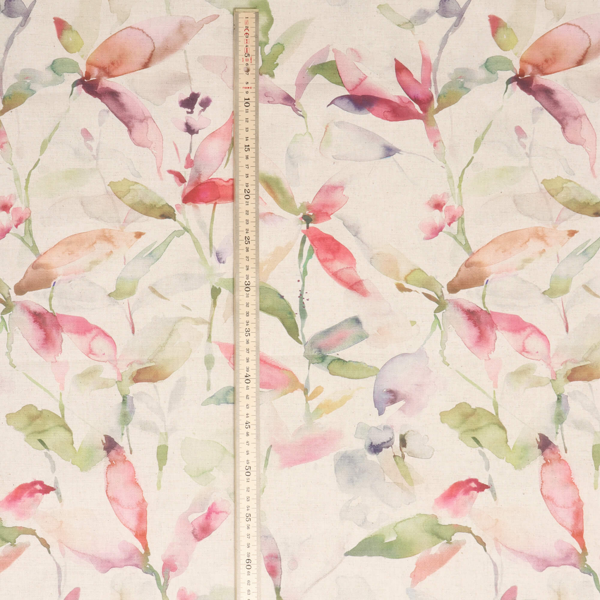 Voyage Naura Poppy Natural Fabric - Image 5