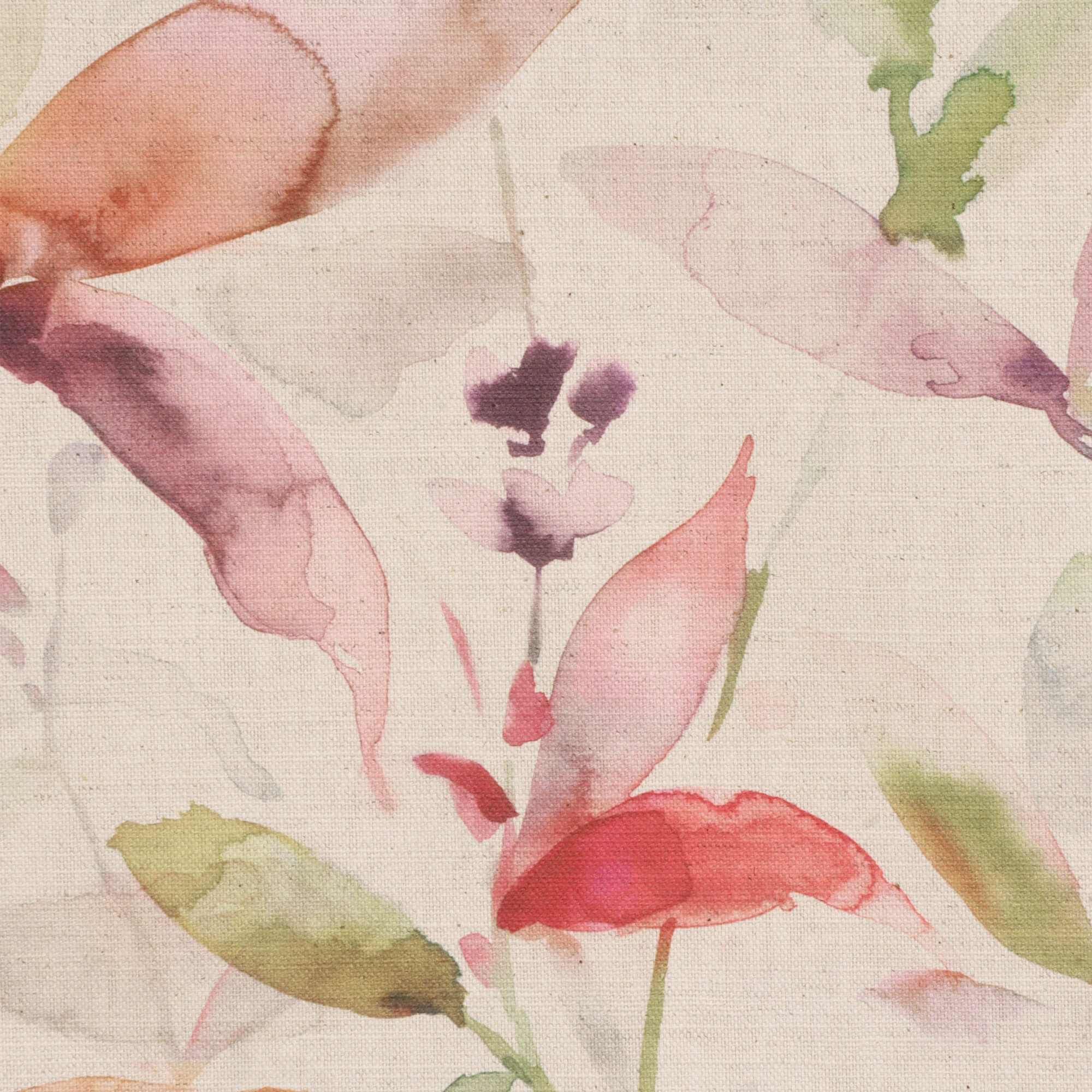 Voyage Naura Poppy Natural Fabric - Image 6