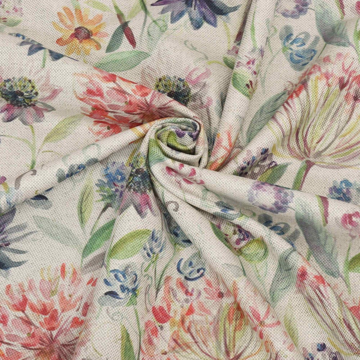 Voyage Pom Pom Floral Summer Fabric - Image 3