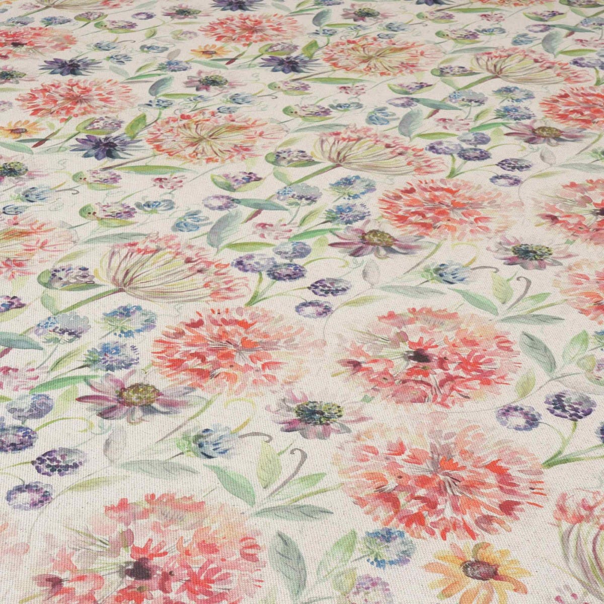 Voyage Pom Pom Floral Summer Fabric - Image 4